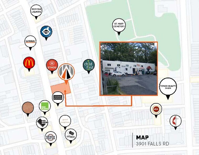 More Photos Of 3901 Falls Rd, Baltimore General Retail For Sale