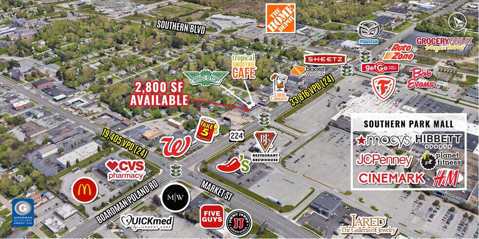 More Photos Of 48 Boardman Poland Rd, Youngstown General Retail For Lease