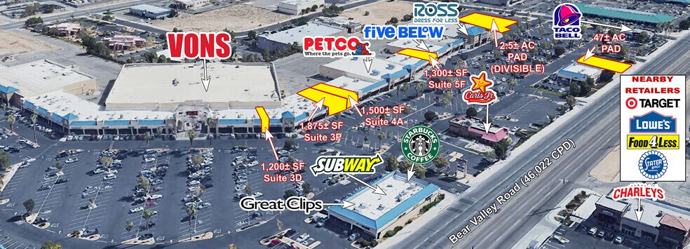 More Photos Of 17100 Bear Valley Rd, Victorville General Retail For Sale