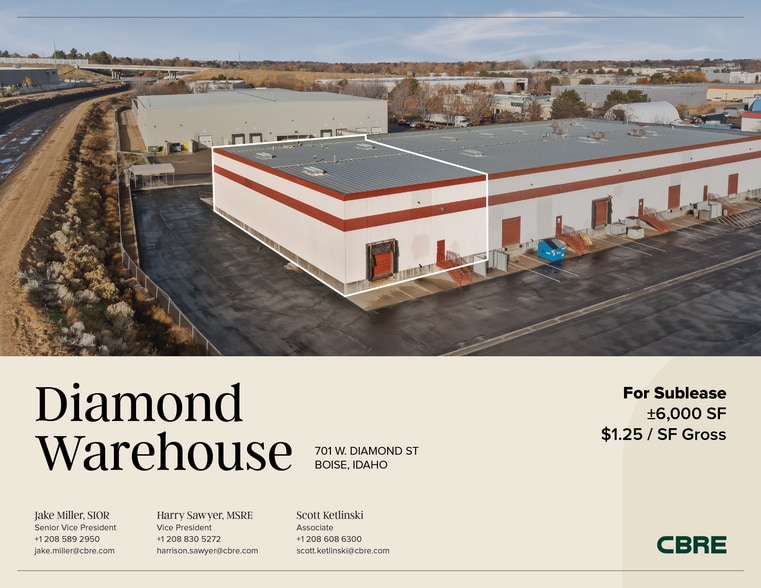 Primary Photo Of 701-729 W Diamond St, Boise Warehouse For Lease