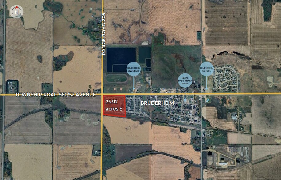 More Photos Of Range Road 205 @ 52 Ave, Bruderheim Land For Sale