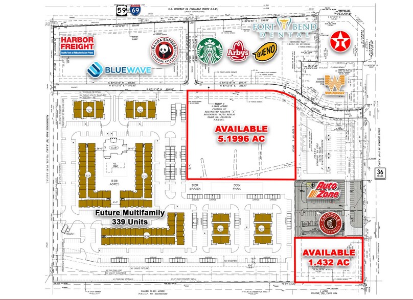More Photos Of SWC US 59/I-69 & SH 36, Rosenberg Land For Sale