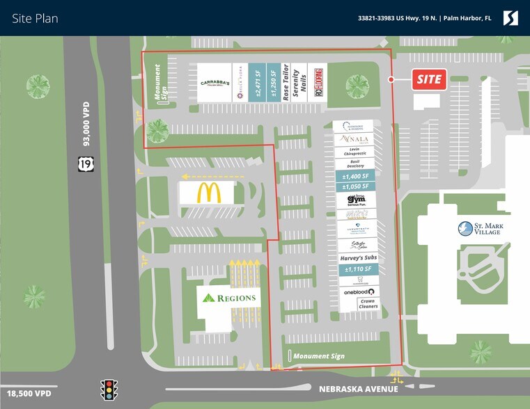 More Photos Of 33821-33983 US Highway 19 N, Palm Harbor Unknown For Lease