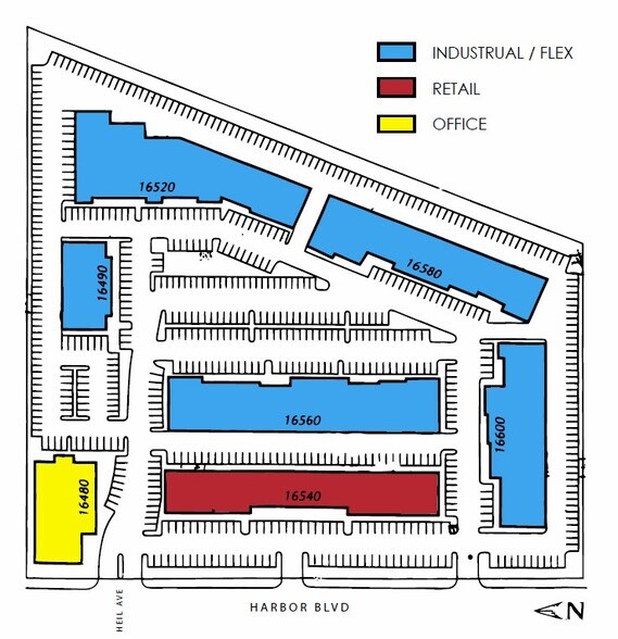 More Photos Of 16520 Harbor Blvd, Fountain Valley Light Distribution For Lease