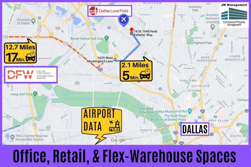 More Photos Of 1625 W Mockingbird Ln, Dallas Storefront Retail Office For Lease