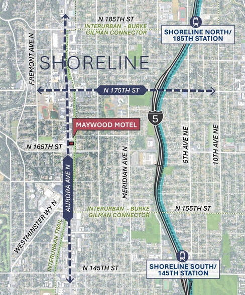 More Photos Of 16526 Aurora Ave N, Shoreline Hotel For Sale
