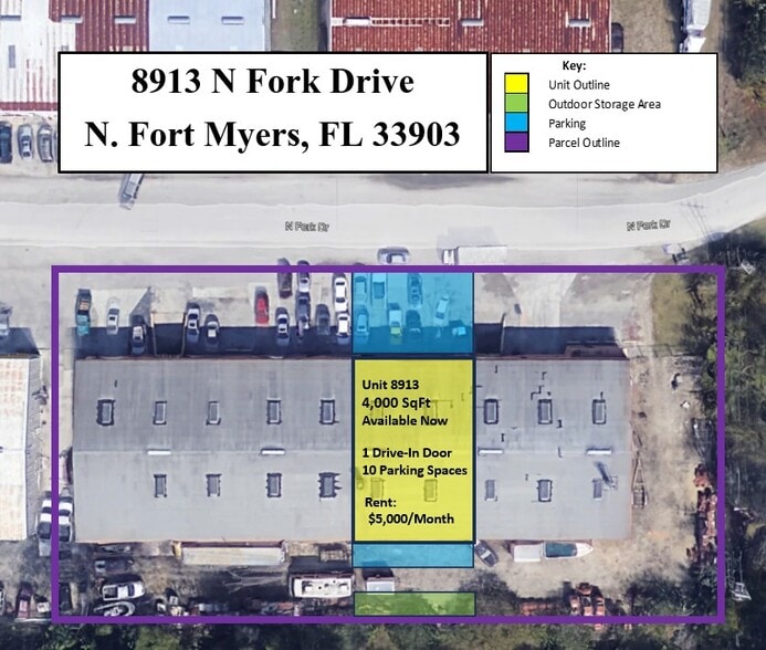 Primary Photo Of 8911-8919 N Fork Dr, North Fort Myers Warehouse For Lease