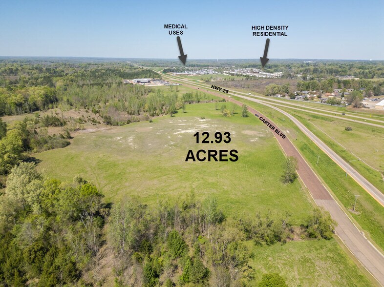 More Photos Of W side Hwy 25 and Carter blvd, Starkville Land For Sale