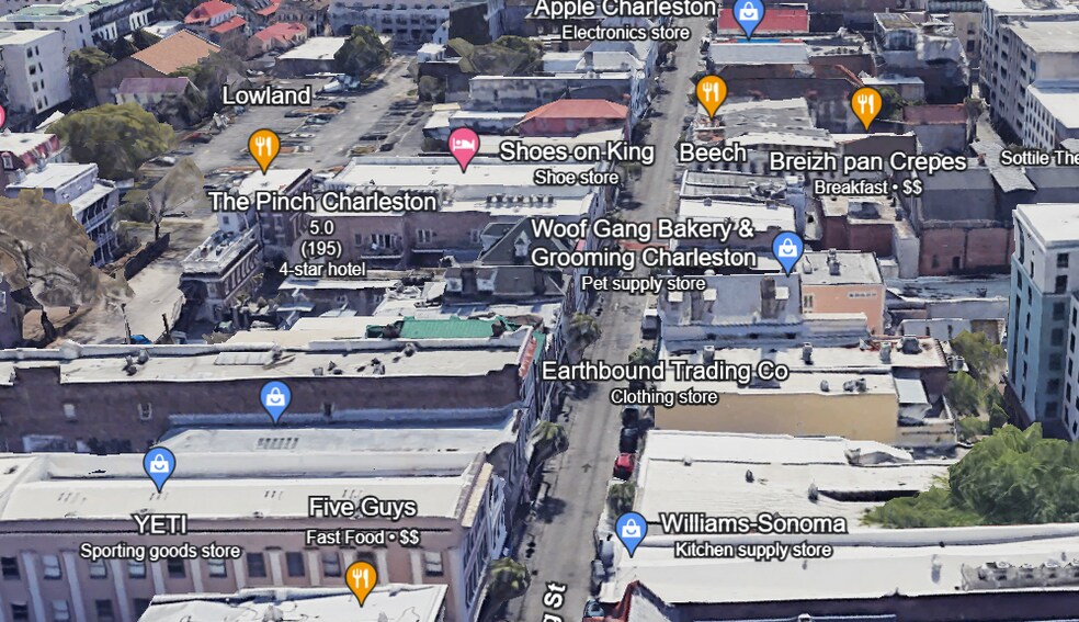 More Photos Of 344 King St, Charleston Storefront Retail Residential For Sale