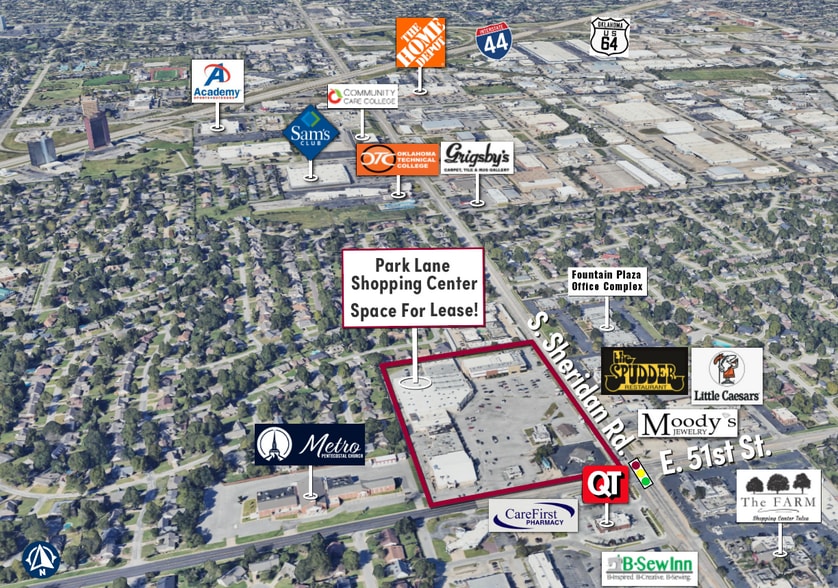 More Photos Of 4902-5046 S Sheridan Rd, Tulsa Unknown For Lease