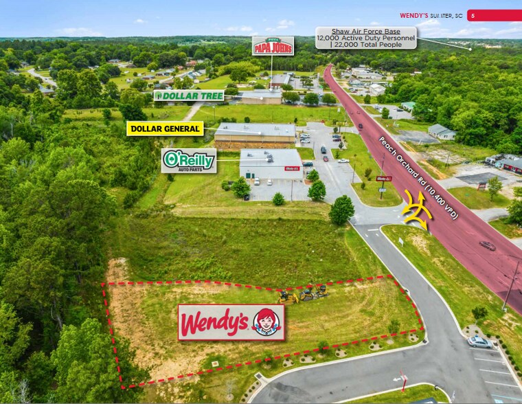 More Photos Of 1140 Peach Orchard Rd, Sumter Fast Food For Sale