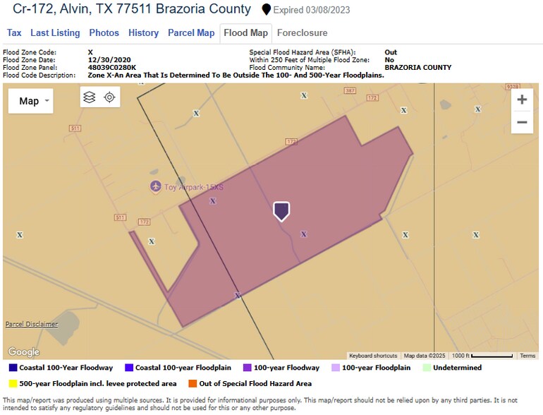More Photos Of 8001 County Road 172, Alvin Land For Sale