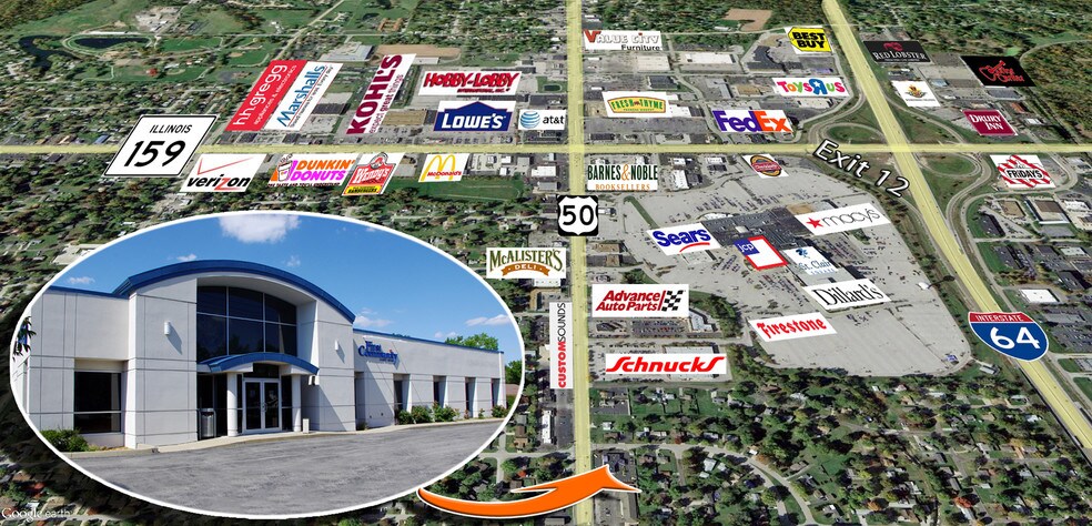 More Photos Of 801 Lincoln Hwy, Fairview Heights Office For Lease