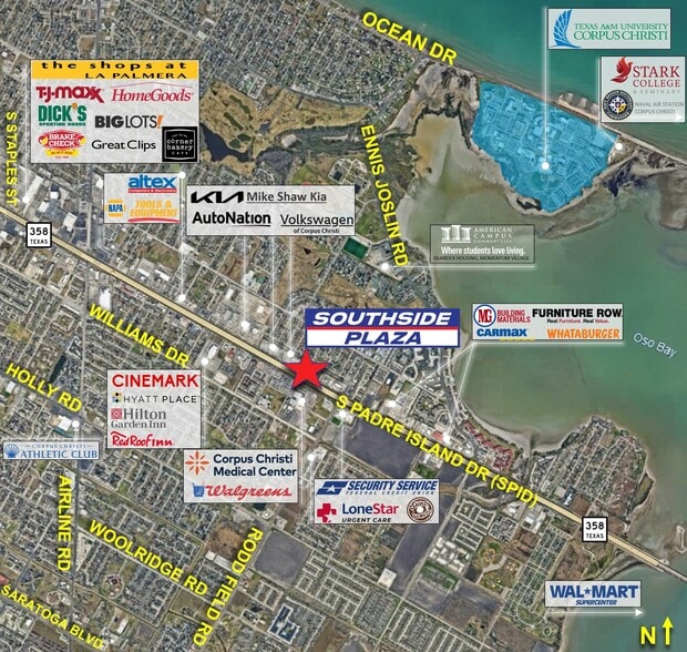 More Photos Of 6940 S Padre Island Dr, Corpus Christi Storefront For Lease