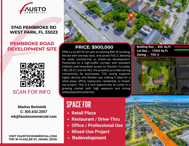More Photos Of 5740 Pembroke Rd, West Park Warehouse For Sale
