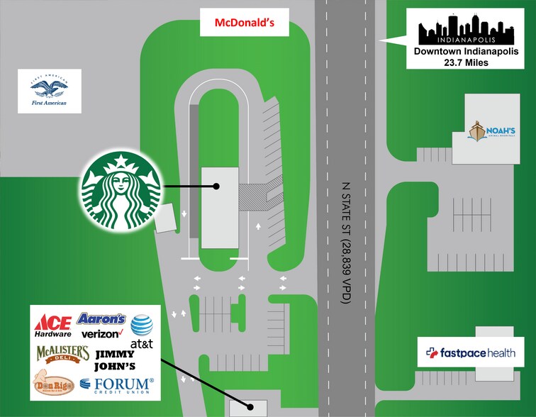 More Photos Of 1474 N State St, Greenfield Restaurant For Sale