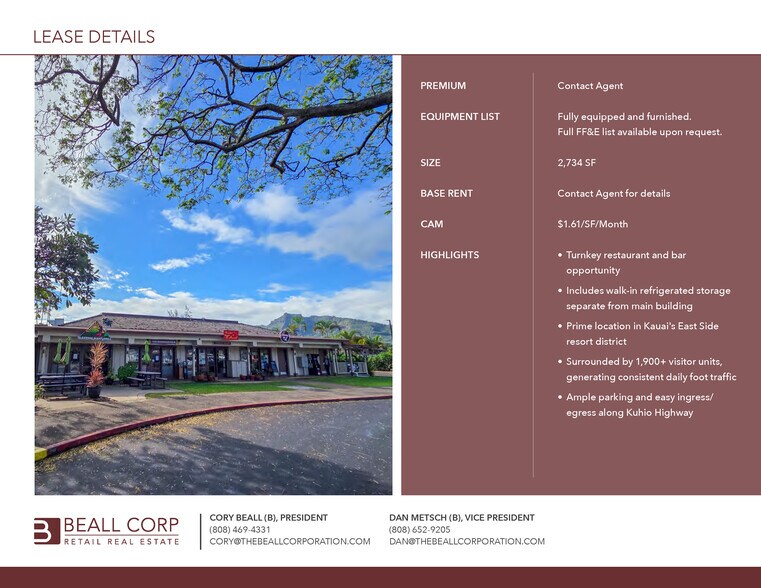 More Photos Of 440 Aleka Pl, Kapaa Hotel For Lease