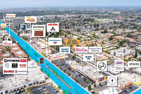 More Photos Of 534 W 19th St, Costa Mesa Storefront Retail Office For Lease