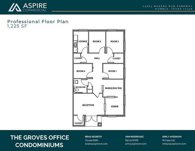 More Photos Of 13803 Madera Run, Humble Office For Sale