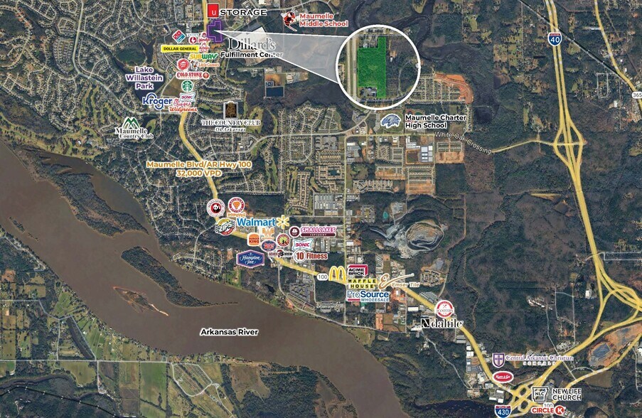 More Photos Of Maumelle Blvd @ Carnahan Dr, Maumelle Land For Sale