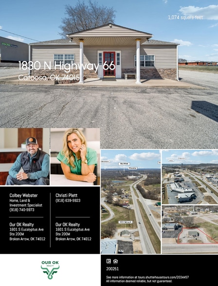 More Photos Of 1830 N Highway 66, Catoosa Freestanding For Sale