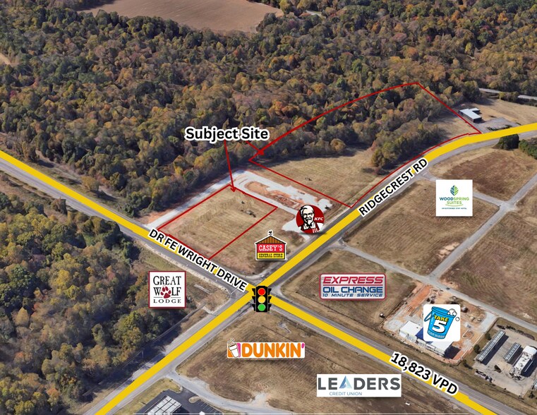 Primary Photo Of Corner Of Ridgecrest and FE Wright Drive, Jackson Land For Lease