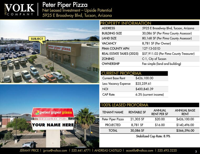 More Photos Of 5925 E Broadway Blvd, Tucson Freestanding For Sale