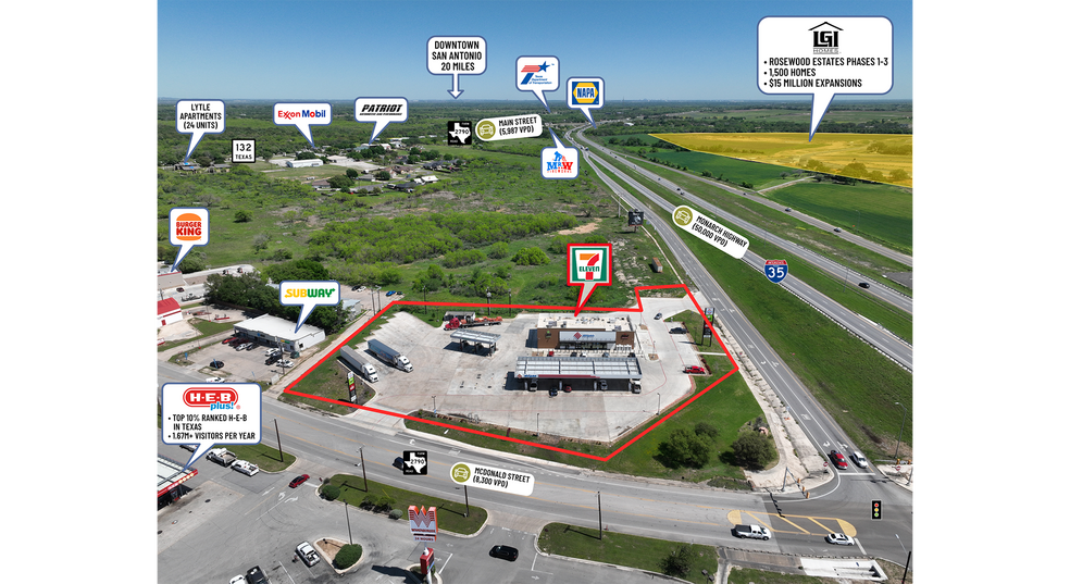 More Photos Of 19525 McDonald st, Lytle Convenience Store For Sale