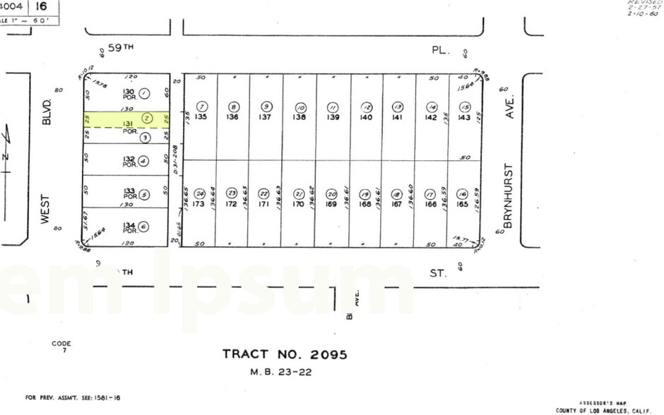 Primary Photo Of 5956 West Blvd, Los Angeles Storefront Retail Office For Sale