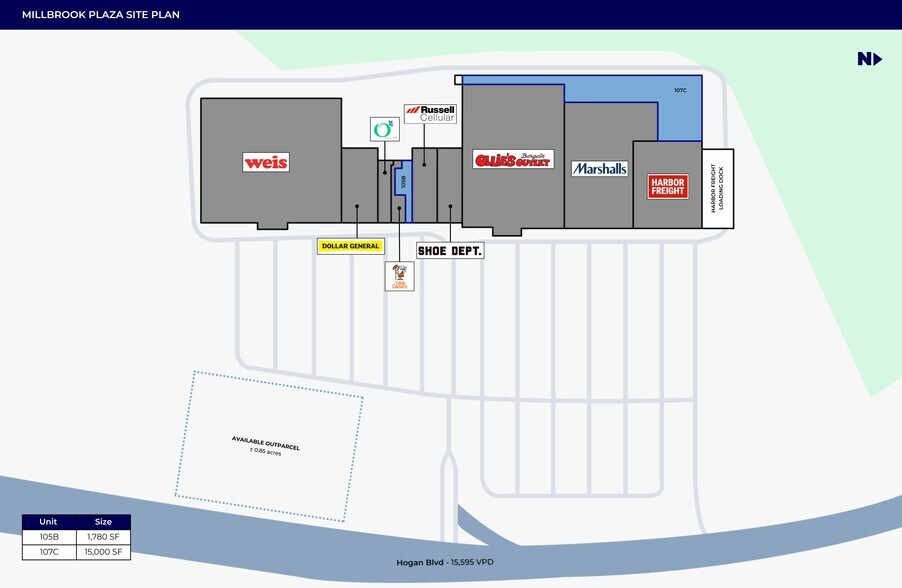 More Photos Of 1-6 Millbrook Plz, Mill Hall Unknown For Lease