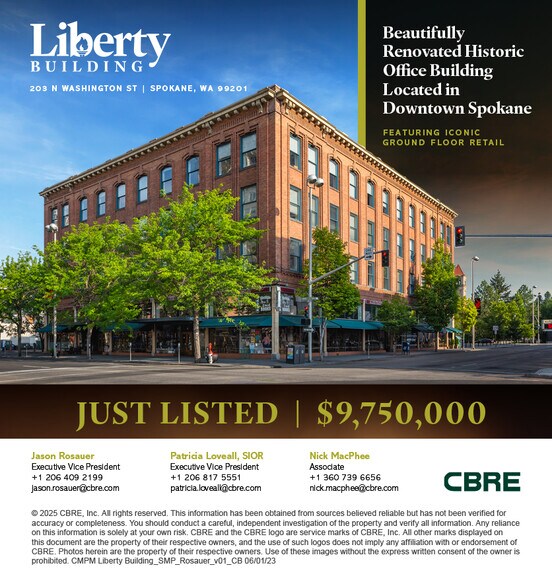 Primary Photo Of 203 N Washington St, Spokane Office Residential For Sale