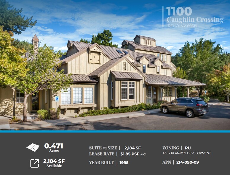 More Photos Of 1100 Caughlin Crossing, Reno Office For Lease