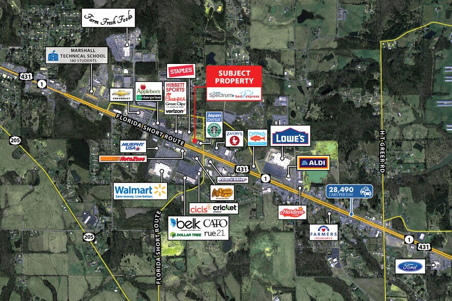 More Photos Of 11464 US Highway 431, Guntersville Storefront For Lease