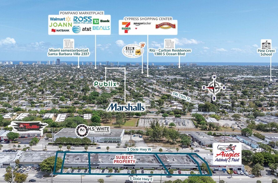 More Photos Of 1311-1401 S Dixie Hwy E, Pompano Beach Freestanding For Sale