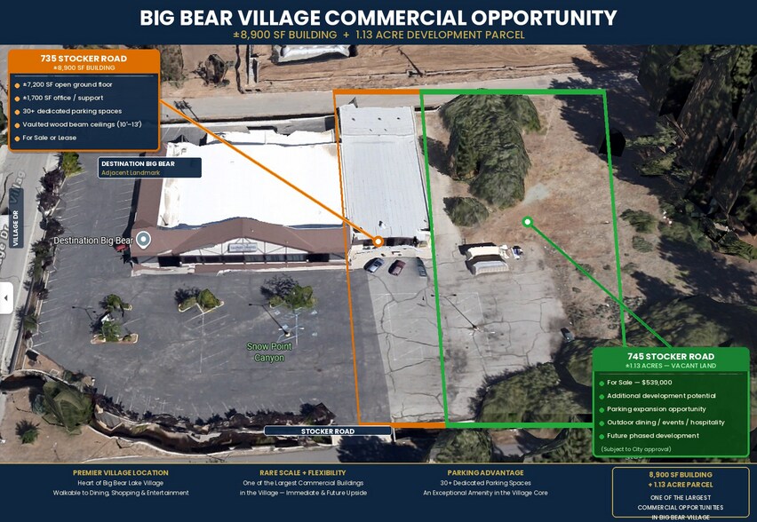 Primary Photo Of 735 Stocker Rd, Big Bear Lake Storefront Retail Office For Lease
