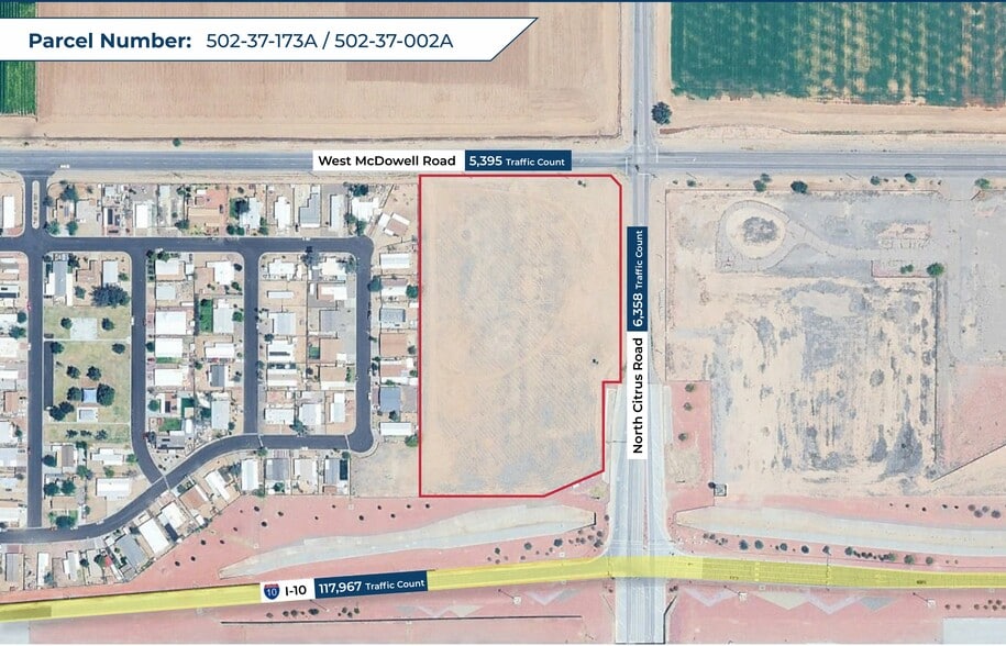 Primary Photo Of SWC McDowell Rd & Citrus Rd, Goodyear Land For Sale