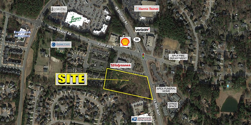 More Photos Of 507 W Williams St, Apex Land For Sale