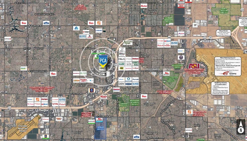 More Photos Of NWC Santan Village Pkwy & Williams Field Rd, Gilbert Unknown For Lease