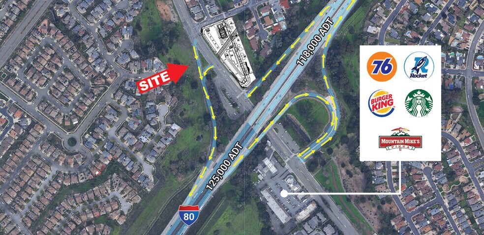 Primary Photo Of I-80 and Willow Avenue, Rodeo Land For Lease