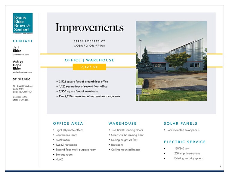 More Photos Of 32986 Roberts Ct, Coburg Warehouse For Sale