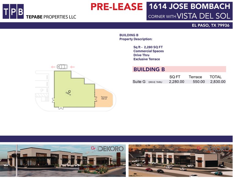 More Photos Of 1614 Jose Bombach dr, El Paso Unknown For Lease