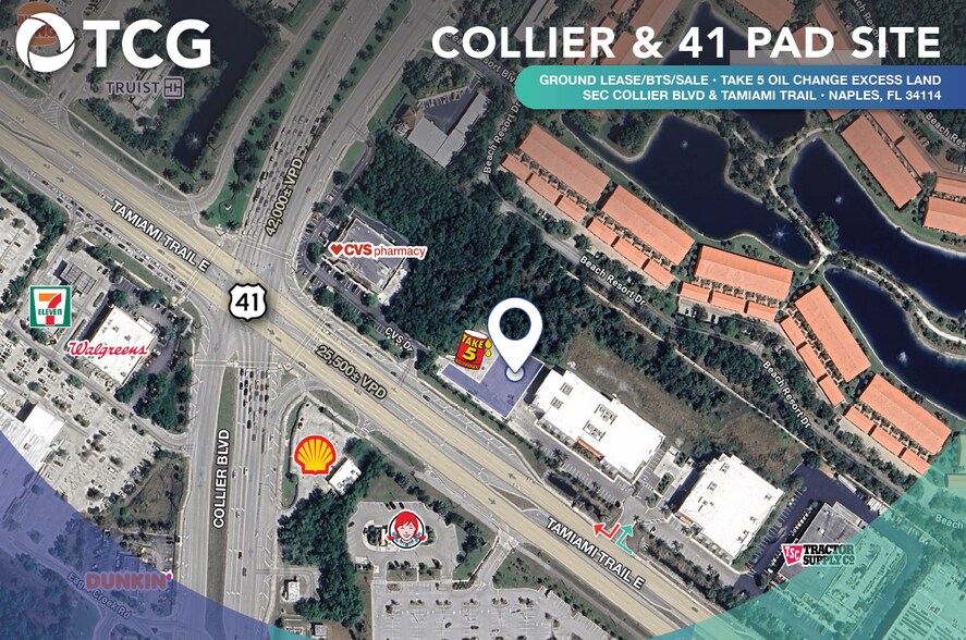 Primary Photo Of Tamiami Trl @ Collier Blvd, Naples Land For Lease