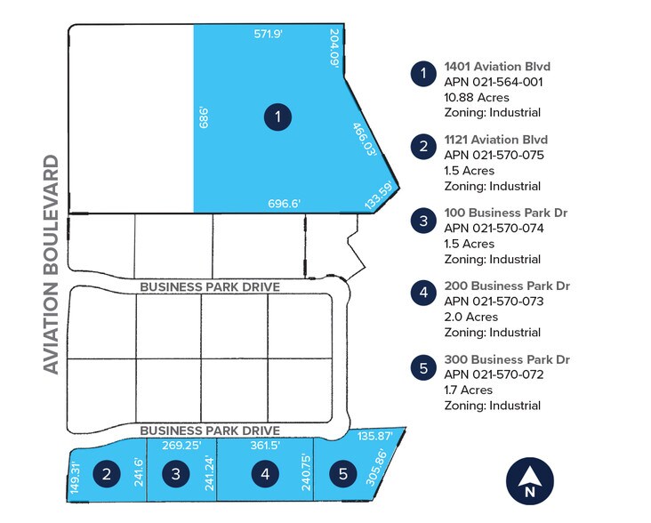 More Photos Of 1121 Aviation Blvd, Lincoln Land For Sale