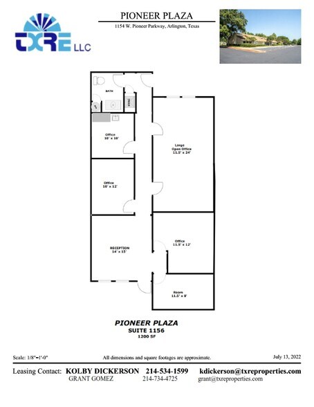 More Photos Of 1116-1126 W Pioneer Pky, Arlington Unknown For Lease