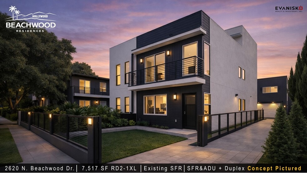 Primary Photo Of 2620 N Beachwood Dr, Los Angeles Land For Sale