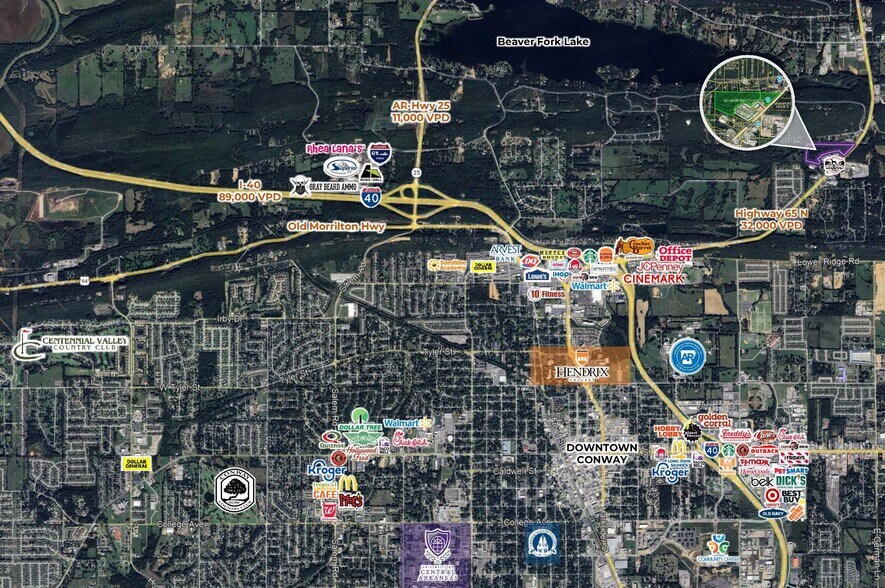 More Photos Of 291 US-65, Conway Land For Sale