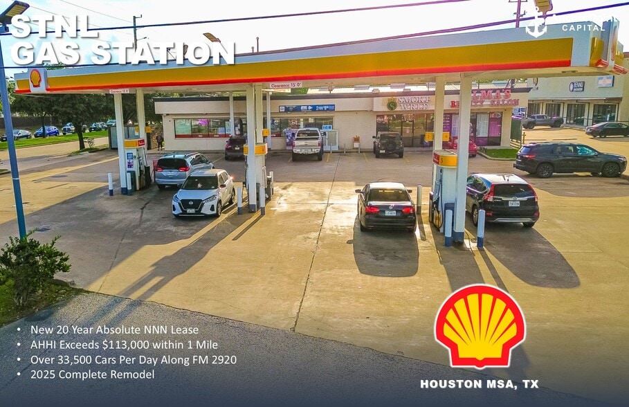 Primary Photo Of 3207 Greenhouse Rd, Katy Service Station For Sale