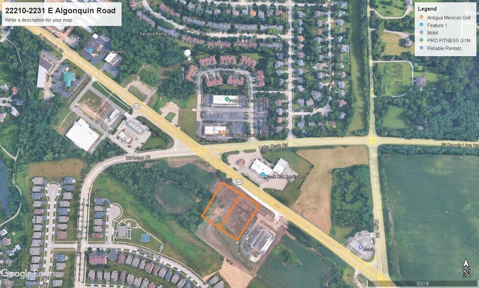 Primary Photo Of 2221-2231 E Algonquin Rd, Algonquin Land For Sale