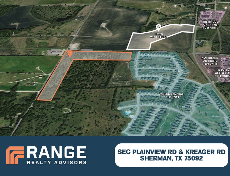 Primary Photo Of Plainview Road @ Kreager Road, Sherman Land For Sale