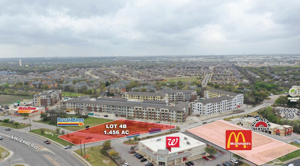 Primary Photo Of 791 Louis Henna Blvd, Round Rock Land For Sale